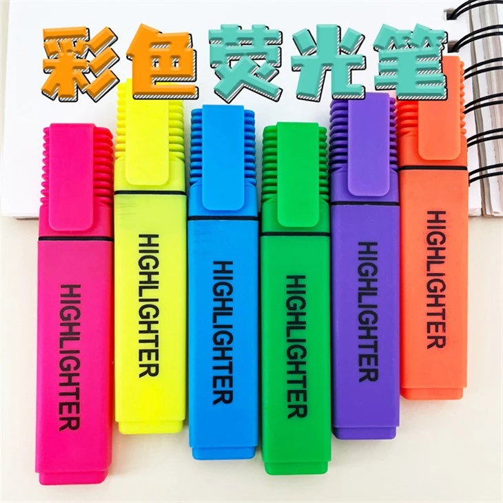 6 spalvų rinkinys Candy Color Highlighter Marker Pen